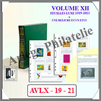 ALBUM AV FRANCE Préimprimé - Volume 12 - LUXE - 2019 à 2021 (AVLX-19-21)