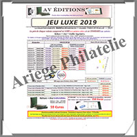 FRANCE - Jeu 2019 - Luxe - AVEC Pochettes (AVLX-2019