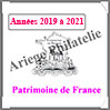 FRANCE - Jeu Patrimoine de France 2019 à 2021 - Luxe - AVEC ALBUM + ETUI (AVLXPF-19-21) Av-Editions