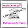 FRANCE - Jeu Patrimoine de France 2019  2023 - Luxe - AVEC ALBUM + ETUI (AVLXPF-19-23) Av-Editions