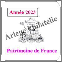 FRANCE - Jeu Patrimoine de France 2023 - Luxe - AVEC Pochettes (AVLXPF-2023)