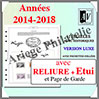 FRANCE - Jeu Trésors de la Philatélie 2014 à 2018 - Luxe - AVEC ALBUM + ETUI (AVLXTR-14-18) Av-Editions