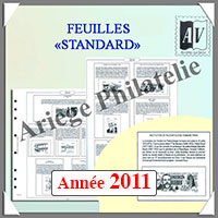 FRANCE - Jeu 2011 - Standard - SANS Pochettes (AVST-2011)