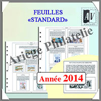 FRANCE - Jeu 2014 - Standard - SANS Pochettes (AVST-2014)