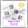 FRANCE - Jeu CNEP - Pages 32 et 33 - Luxe - AVEC Pochettes (AV-CNEP-32-33) Av-Editions
