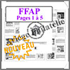 FRANCE - Jeu FFAP - Pages 1 à 6 - Luxe - AVEC Pochettes (AV-FFAP-1-6) Av-Editions