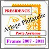 FRANCE - PRESIDENCE - Timbres AVIATION 2007 à 2011  (AV11) Cérès