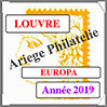EUROPA 2019 - Jeu LOUVRE - Timbres Courants et Blocs (FEU19) Cérès