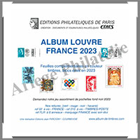 FRANCE 2023 - Jeu LOUVRE - Timbres Courants et Blocs (FF23)