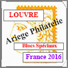 FRANCE 2016 - Jeu LOUVRE - Blocs SPECIAUX (FF16BF) Cérès