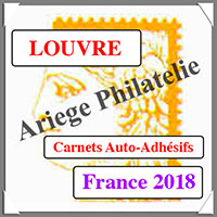 FRANCE 2018 - Jeu LOUVRE - Complment Carnets (FF18bis)