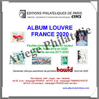 FRANCE 2020 - Jeu LOUVRE - Timbres Courants et Blocs (FF20)