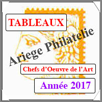 FRANCE 2017 - Jeu CHEFS d'OEUVRE de l'ART - Tableaux (FIS17)