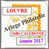 NOUVELLE CALEDONIE 2017 - Jeu LOUVRE - Timbres Courants et Blocs (FNCA17) Crs