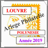 POLYNESIE 2019 - Jeu LOUVRE - Timbres Courants et Blocs (FPOL19)
