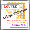 WALLIS et FUTUNA  2017 - Jeu LOUVRE - Timbres Courants et Blocs (FWF17) Crs