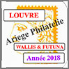 WALLIS et FUTUNA  2018 - Jeu LOUVRE - Timbres Courants et Blocs (FWF18) Crs