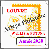 WALLIS et FUTUNA  2020 - Jeu LOUVRE - Timbres Courants et Blocs (FWF20)