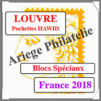 FRANCE 2018 - Jeu de Pochettes HAWID - Blocs Spciaux (HBA18BF)