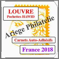 FRANCE 2018 - Jeu de Pochettes HAWID - Complment Carnets (HBA18bis)