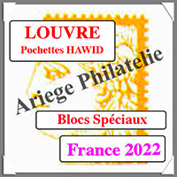 FRANCE 2022 - Jeu de Pochettes HAWID - Blocs Spciaux (HBA22BF)