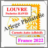 FRANCE 2022 - Jeu de Pochettes HAWID - Complment Carnets (HBA22bis)