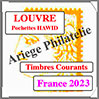 FRANCE 2023 - Jeu de Pochettes HAWID - Timbres Courants et Blocs (HBA23) Crs