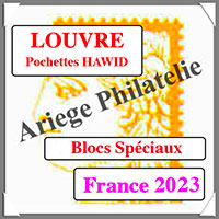 FRANCE 2023 - Jeu de Pochettes HAWID - Blocs Spciaux (HBA23BF)