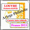 FRANCE 2023 - Jeu de Pochettes HAWID - Complment Carnets (HBA23bis) Crs