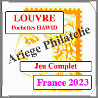 FRANCE 2023 - Jeu de Pochettes HAWID - Complet (HBA23C)