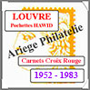 FRANCE - LOUVRE - Pochettes - Jeu CROIX ROUGE de 1952 à 1983 (HBACR1) Cérès