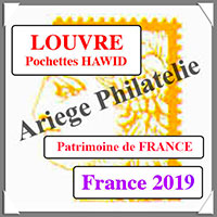 FRANCE 2019- Jeu de Pochettes HAWID - Patrimoine de France (HBAPF19)