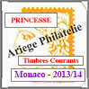 MONACO 2013-14 - Jeu PRINCESSE - Timbres Courants (MF13-14) Crs