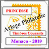 MONACO 2019 - Jeu PRINCESSE - Timbres Courants (MF19) Cérès