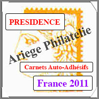 FRANCE 2011 - Jeu PRESIDENCE - Carnets Autocollants (PF11ATC)