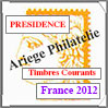 FRANCE 2012 - Jeu PRESIDENCE - Timbres Courants (PF12) Cérès