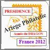 FRANCE 2012 - Jeu PRESIDENCE - Feuillet Année du Dragon (PF12AC) Cérès