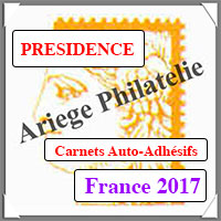 FRANCE 2017 - Jeu PRESIDENCE - Carnets Autocollants (PF17ATC)