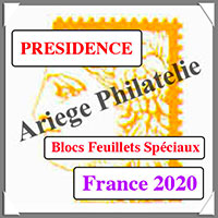 FRANCE 2020 - Jeu PRESIDENCE - Blocs Spciaux (PF20BF)