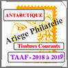 TAAF 2018-2019 - Jeu ANTARCTIQUE - Timbres Courants (TSP20) Crs
