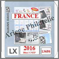 FRANCE 2016 - Blocs CNEP - 1f - AVEC Pochettes (13656)