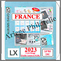 FRANCE 2023 - Carnet Croix-Rouge - AVEC Pochettes 13783-23C)