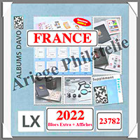 FRANCE 2022 - Blocs Extra (Edition Limite) - AVEC Pochettes (23782)
