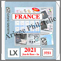 FRANCE 2021 - Jeu de Base- 1a - AVEC Pochettes (3751)