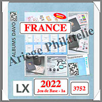 FRANCE 2022 - Jeu de Base- 1a - AVEC Pochettes (3752)