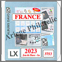FRANCE 2023 - Jeu de Base- 1a - AVEC Pochettes (3753 - 1a)