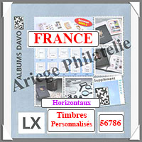 FRANCE - Pages pour Timbres Personnaliss - Horizontaux (Paquet de 3 Pages) - AVEC Pochettes (53786)