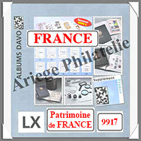 FRANCE - Pages pour Patrimoine de FRANCE (Paquet de 6 Pages) - AVEC Pochettes (9917)
