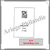 FEUILLES A4 - Feuilles BLANCHES - Avec QUADRILLAGE GRIS - Paquet de 10 Feuilles (A4 R) Davo