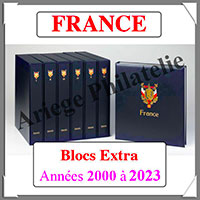 FRANCE Luxe - Album Blocs Extra - 2000  2022 - AVEC Pochettes (FR-ALB-1E)
